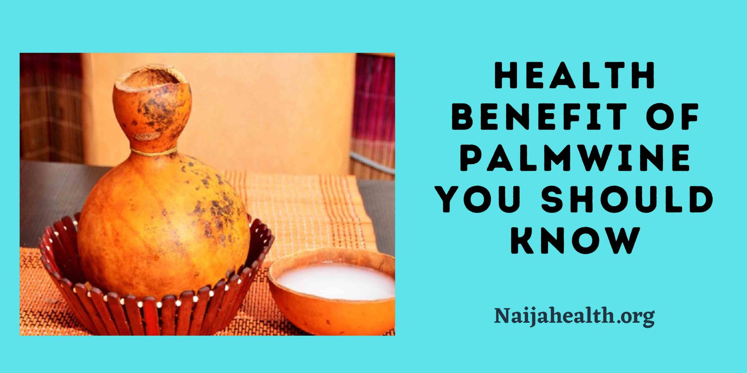 Health Benefit Of Palmwine You Should Know